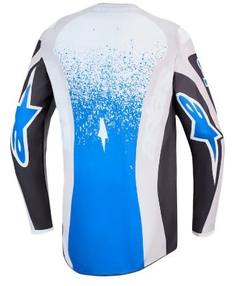 Детско мотокрос джърси Alpinestars FLUID DRAG GRY/LIL/BL