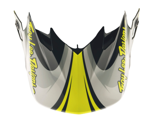 Козирка за каска TROY LEE DESIGNS GP Pro Crossover - Grey/Neon Yellow