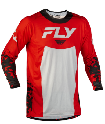 Детска мотокрос блуза FLY RACING Lite Flake Red/Grey/Black