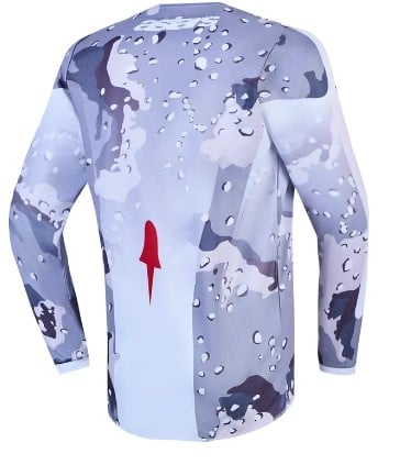 Детско мотокрос джърси Alpinestars FLUID LONE CAM/WHT/RD