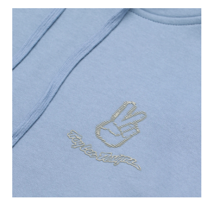 Дамски суитшърт TROY LEE DESIGNS Peace Out - Smoke Blue