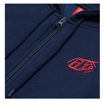 Суитшърт TROY LEE DESIGNS Zip Up Branded - Navy