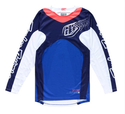 Мотокрос джърси TROY LEE DESIGNS GP Pro  Frames Jersey - Navy/White
