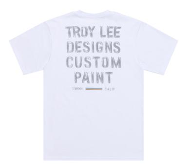 Тениска TROY LEE DESIGNS Paint Shop - White