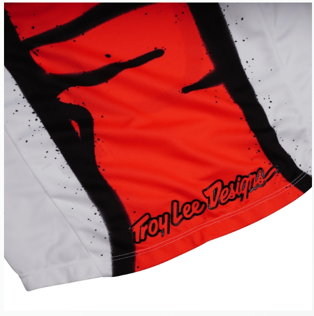 Детско мотокрос джърси TROY LEE DESIGNS GP Pro Membrane Youth Jersey - White/Infra Red