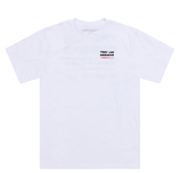 Тениска TROY LEE DESIGNS Factory - White