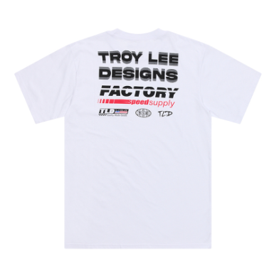 Тениска TROY LEE DESIGNS Factory - White