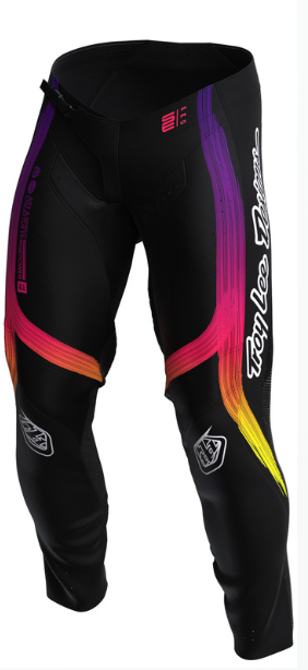 Мотокрос брич TROY LEE DESIGNS SE Pro Stripes Pants - Black/Multi