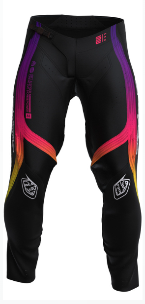Мотокрос брич TROY LEE DESIGNS SE Pro Stripes Pants - Black/Multi