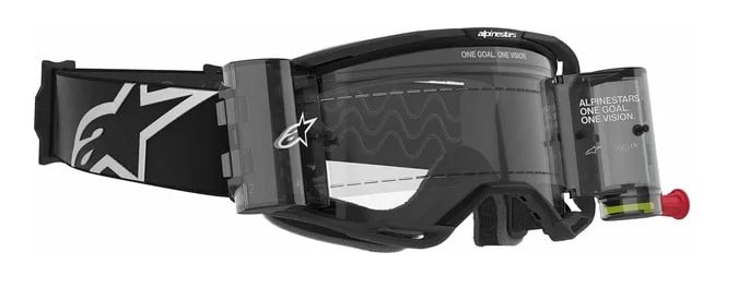 Мотокрос очила ALPINESTARS Vision 8 Corp Roll-Off BLK CLEAR