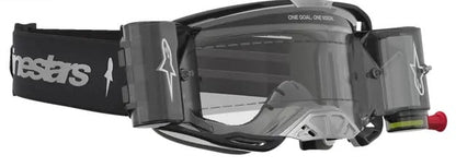 Мотокрос очила ALPINESTARS VISION 8 AMBER ROLL-OFF BK/SLVR