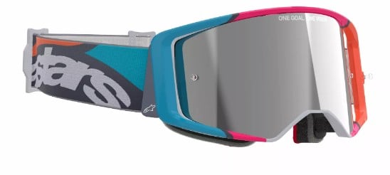 Мотокрос очила ALPINESTARS SUPERTECH STREAM GRAY/MULTI MIRROR-SILVER
