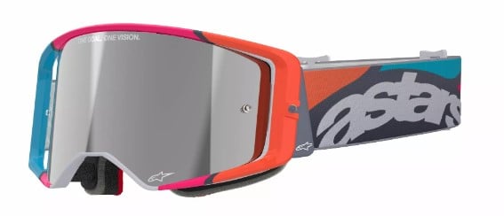 Мотокрос очила ALPINESTARS SUPERTECH STREAM GRAY/MULTI MIRROR-SILVER