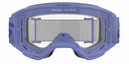 Мотокрос очила ALPINESTARS VISION 5 WORDMARK PURPLE CLEAR