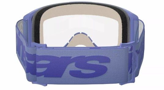 Мотокрос очила ALPINESTARS VISION 5 WORDMARK PURPLE CLEAR