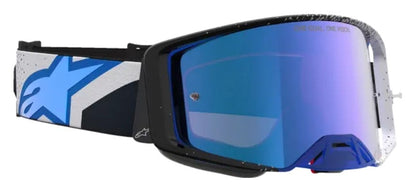 Мотокрос очила ALPINESTARS SUPERTECH HITEN BLK BLITHE BLU MIRROR-BLUE