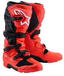 Мотокрос ботуши ALPINESTARS TECH 7 C27 ENDURO RED FLUO BK