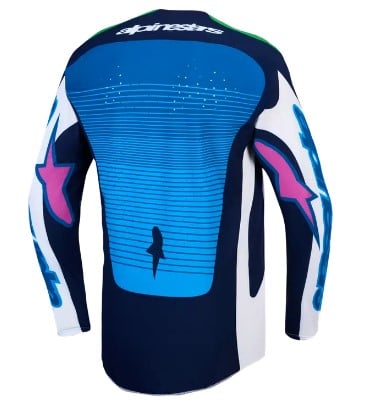 Мотокрос джърси ALPINESTARS TECHSTAR MAVEN WHITE/BL/GN