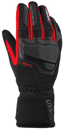 Текстилни мото ръкавици SPIDI GRIP 3 H2OUT Red