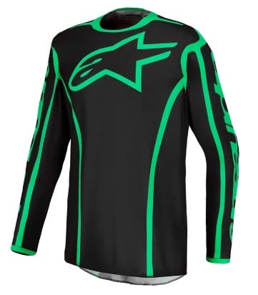 Мотокрос джърси ALPINESTARS FLUID APEX V2 BLACK/GREEN
