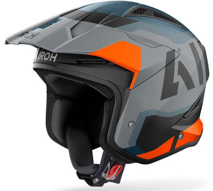 Kаска за скутер AIROH TRR II JUPITER ORANGE MATT