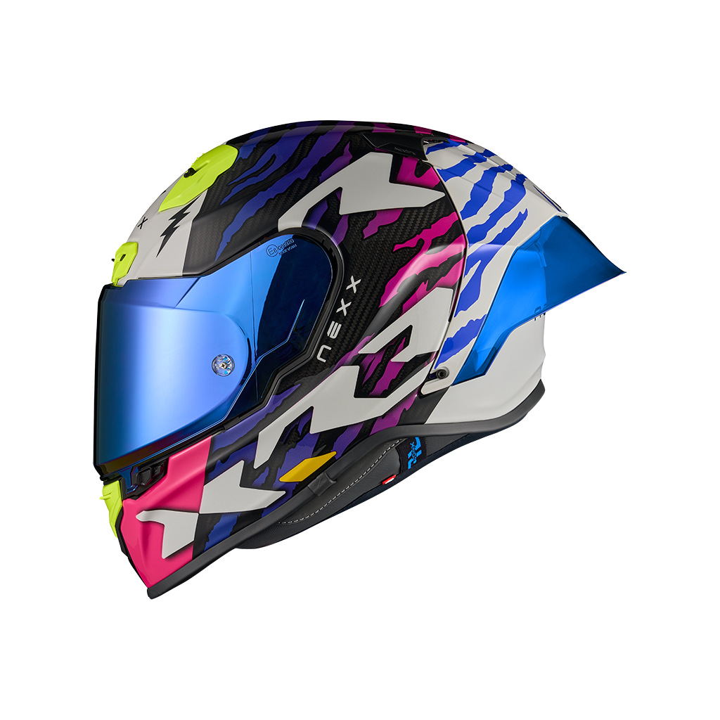 Каска NEXX X.R3R ZIGER PURPLE/BLUE