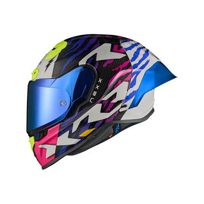 Каска NEXX X.R3R ZIGER PURPLE/BLUE
