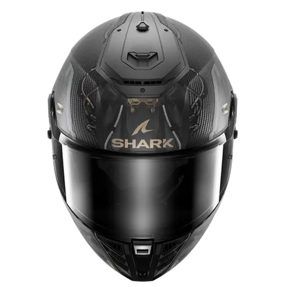 Каска SHARK SPARTAN RS CARBON XBOT BLACK/WHITE/GOLD