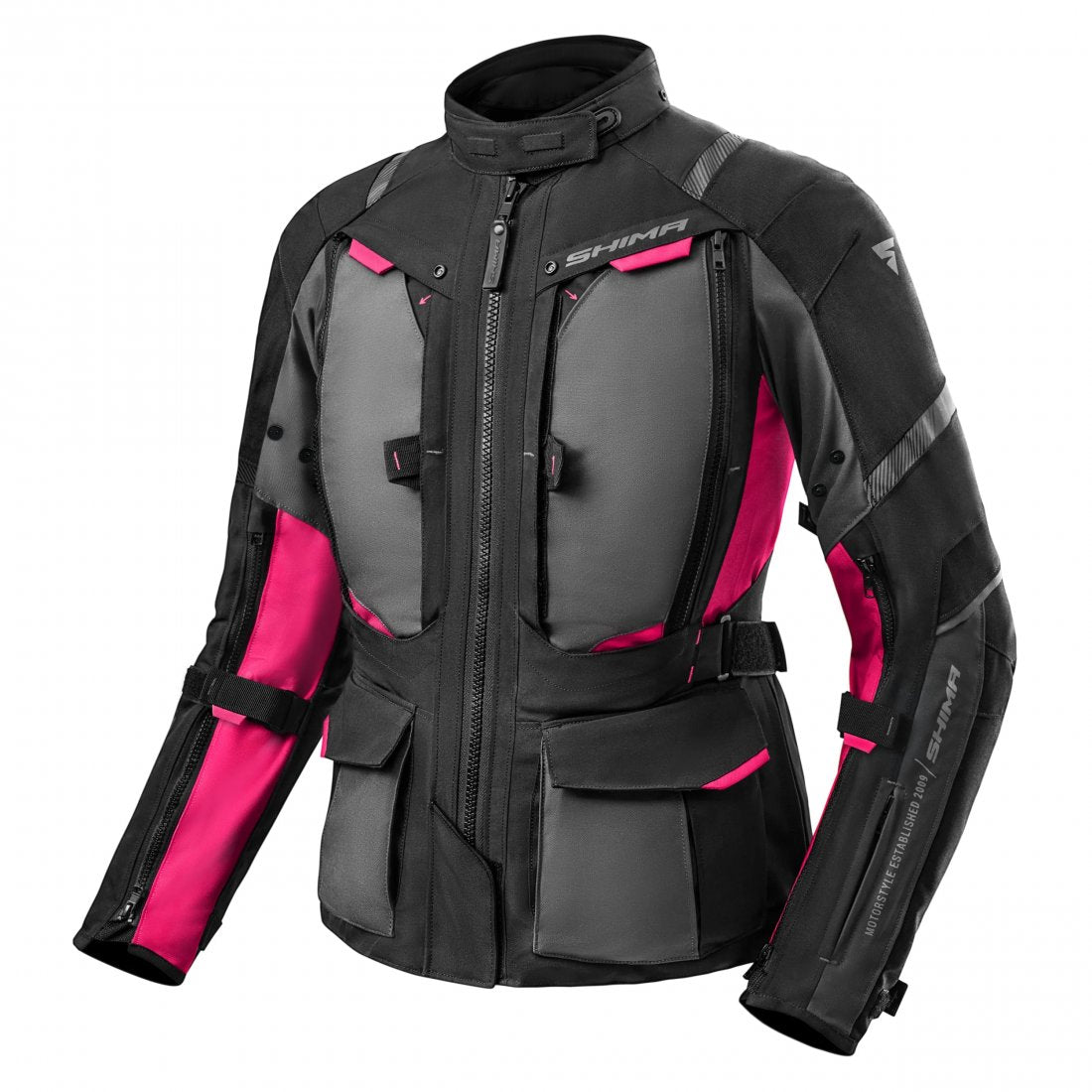 Дамско туристическо мото яке 4 сезона SHIMA HERO 2 LADY PINK