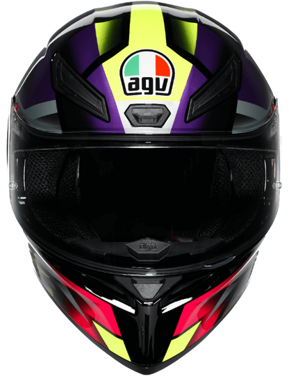 Каска AGV K1 S FASTLAP BLACK/PURPLE/PINK