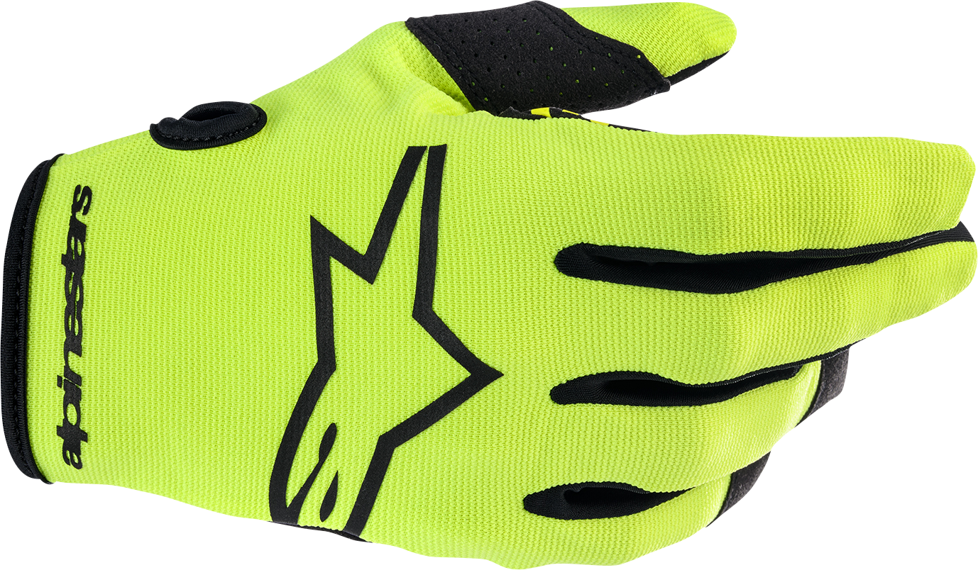 Детски мотокрос ръкавици ALPINESTARS RADAR YELLOW/BLACK