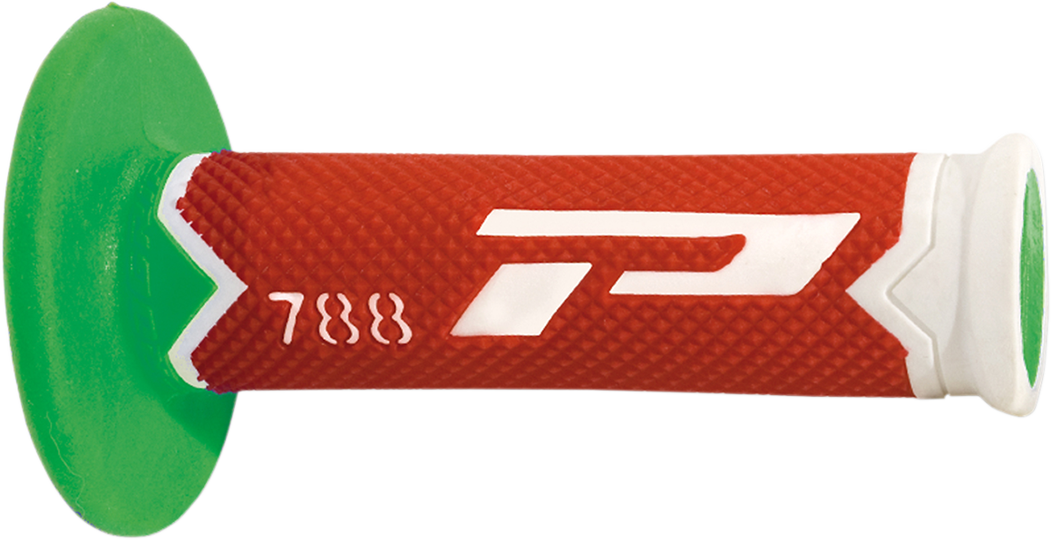 Мотокрос ръкохватки PROGRIP TRIPPLE Density 788 788 WHITE/RED/GREEN