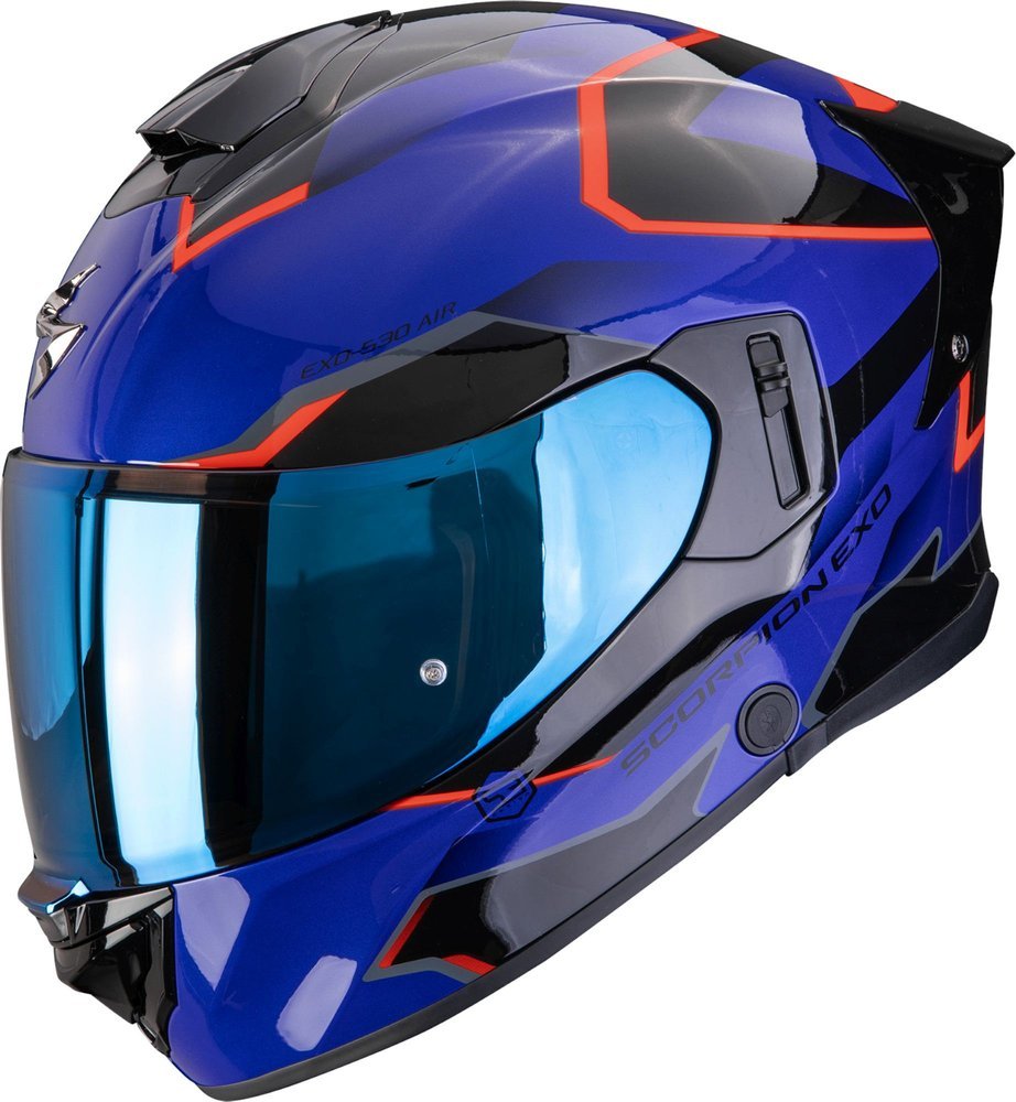 Каска Scorpion Exo 530 Clip Black/Blue/Red