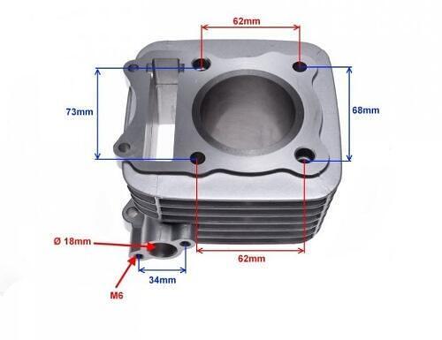 ЦИЛИНДЪР К-Т SUZUKI GN125/DR125