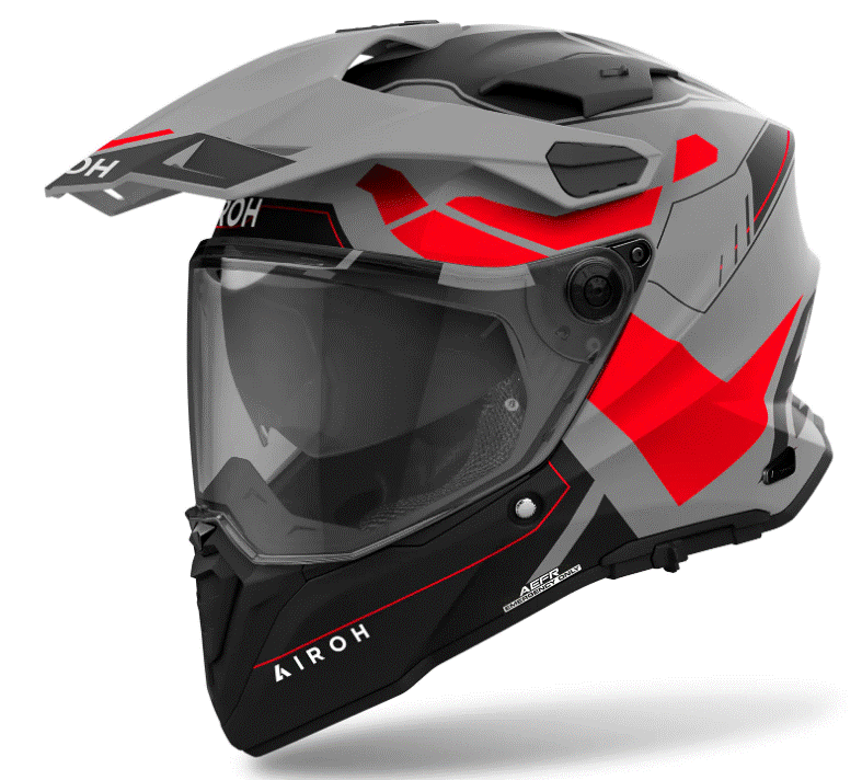 Каска AIROH COMMANDER 2 REVEAL RED FLUO MATT