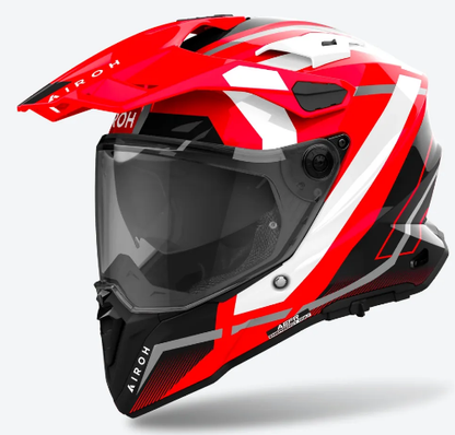 Каска AIROH COMMANDER 2 MAVICK RED GLOSS