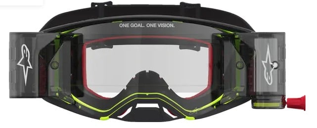 Мотокрос очила ALPINESTARS SUPERTECH FIRMA ROLL OFF BLK YEL FLO CLEAR