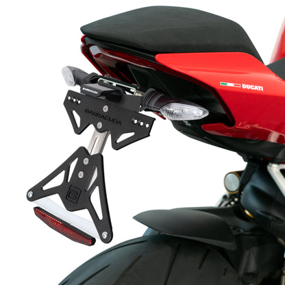 Стойка за номер за оригинални мигачи BARRACUDA Ducati Panigale/Streetfighter V4/V2