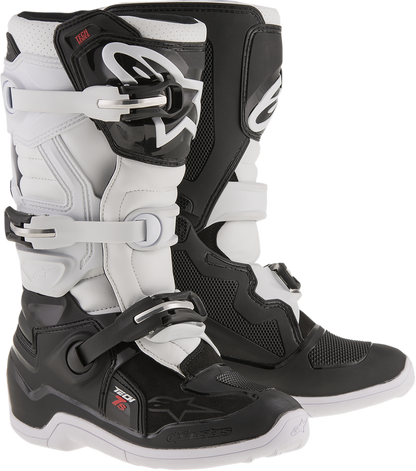 Детски мотокрос ботуши Alpinestars TECH 7S BLACK/WHITE
