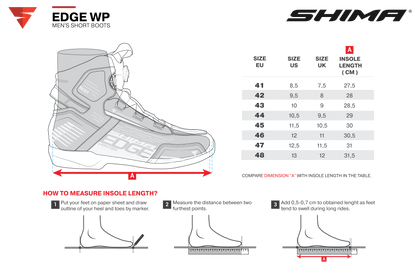 Мото боти SHIMA EDGE WP FLUO