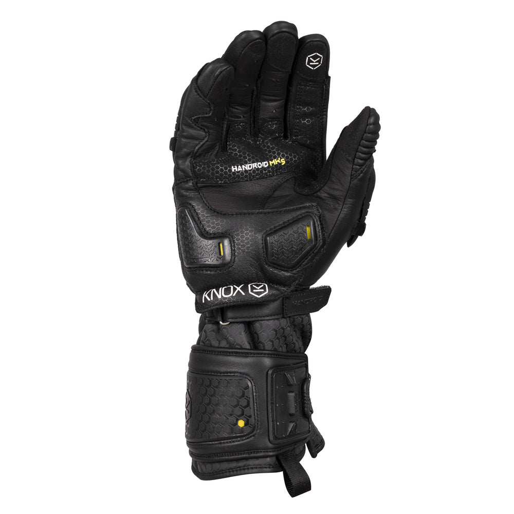 Кожени ръкавици KNOX Handroid All Black Mk5