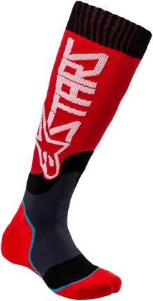 Детски чорапи ALPINESTARS YTH MX PLUS2 RED/WHITE