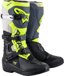 Мотокрос ботуши ALPINESTARS TECH 3 BLACK/GREY/YELLOW