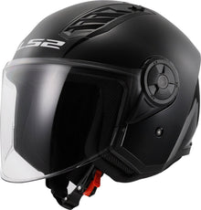 Скутер каска LS2 OF616 AIRFLOW II SOLID GLOSS BLACK