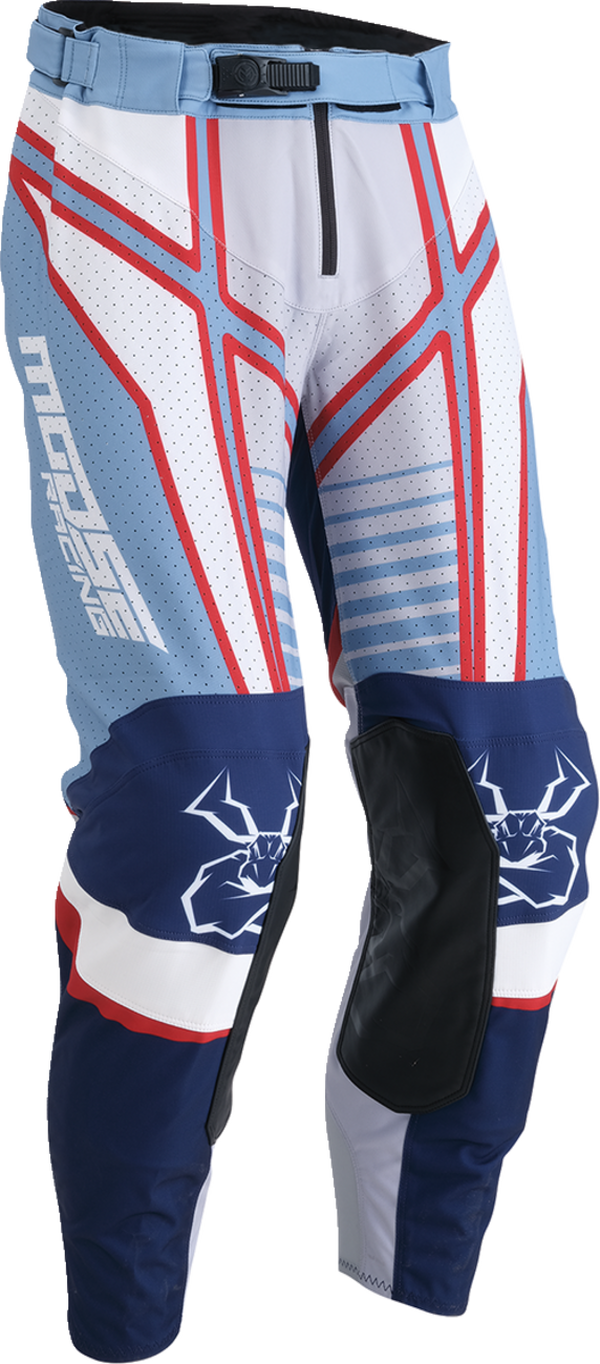 Мотокрос брич MOOSE RACING AGROID GRAY/BLUE/RED