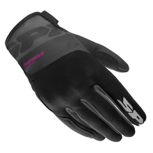 Дамски текстилни мото ръкавици SPIDI FLASH-KP BLACK/FUCHSIA