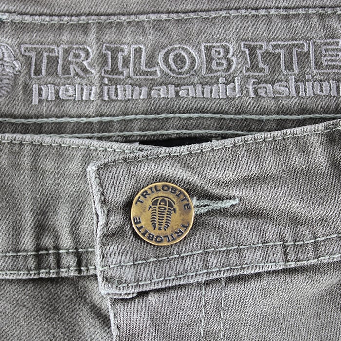 Дамски мото дънки TRILOBITE 661 PARADO REGULAR FIT GREY