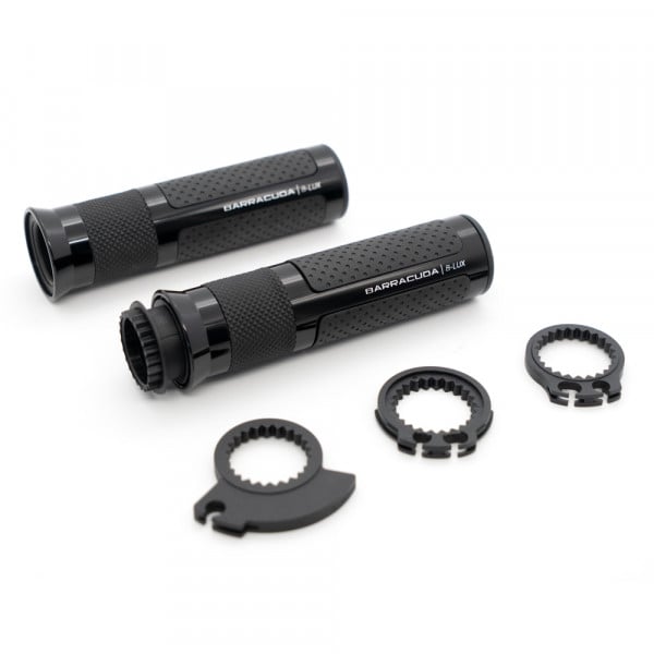 Мото ръкохватки BARRACUDA B-LUX RACING GRIPS RED