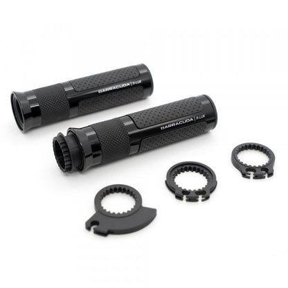 Мото ръкохватки BARRACUDA B-LUX RACING GRIPS RED