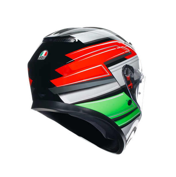 КАСКА  AGV K3 - WING BLACK/ITALY